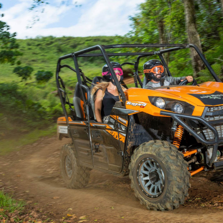 Experience Kauais Tropical Waterfall Adventure Atv Waterfall Tour Kipu Tours