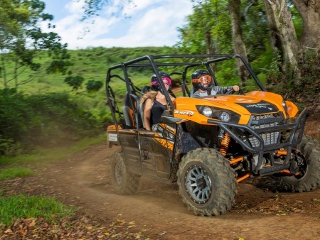 experience kauais tropical waterfall adventure atv waterfall tour kipu tours