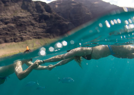 Holoholokauaiboattours Napali Snorkeling Tour Slider