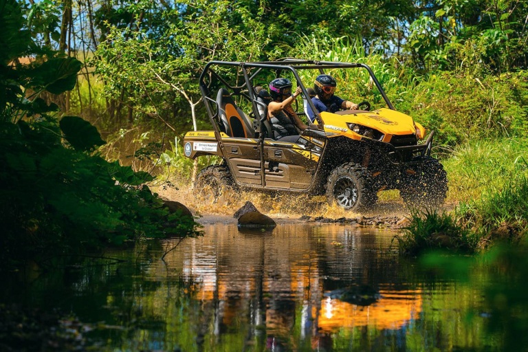 Kiputours Atv Waterfall Tour Riding Through Forest