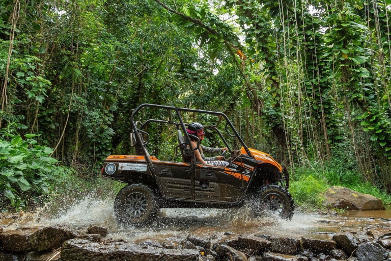 Kiputours Atv Waterfall Tour Riding Through Jungle