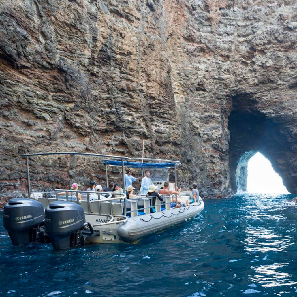 Na Pali Boat Tour Kauai Hanalei Boat Tours