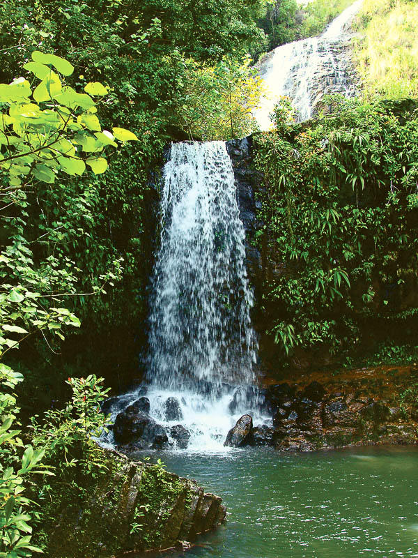 View Water Fall In Princeville Ranch Kauai