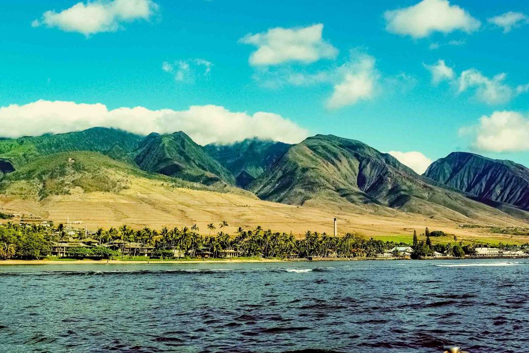 Lahaina And West Maui From Boat