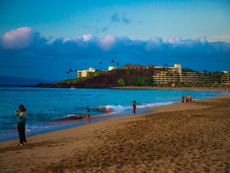 kaanapali beach black rock maui hawaii