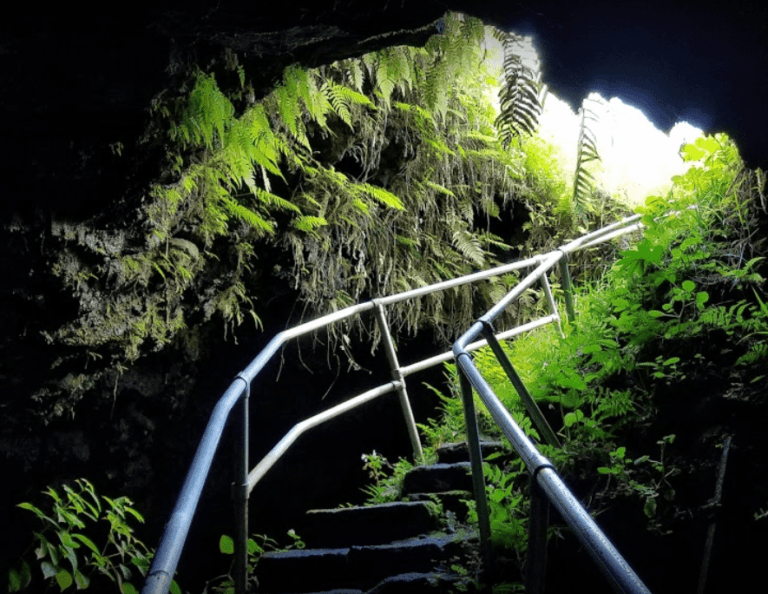 Hana Cave Stairs
