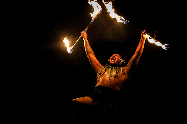 The Feast At Mokapu  Andaz Maui Fire Dancer