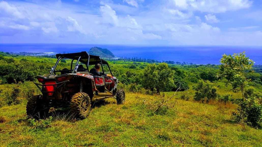 ATV Overlooking Lahaina Countryside