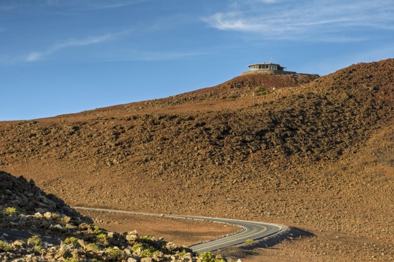 winding road to haleakala