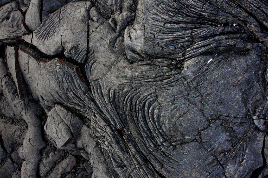 dark gray rock formation formed by lava big island kailani tours hawaii