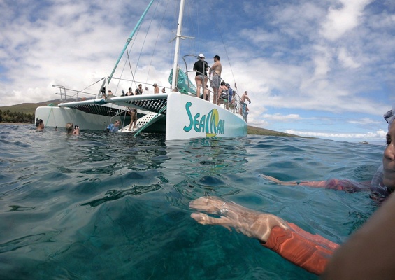 Seamaui Express Snorkel Cruise Slider Boat