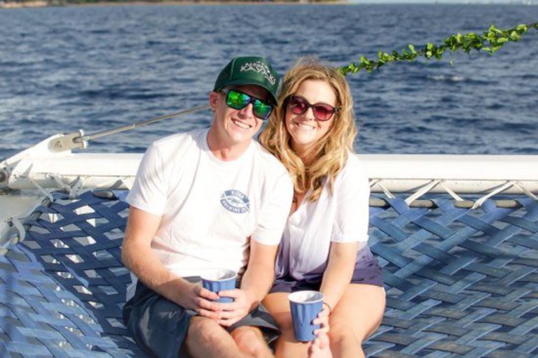 Seamaui West Maui Afternoon Snorkel Sail Feature Westmaui Couple
