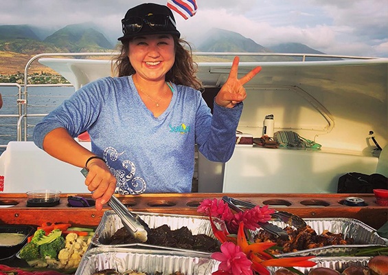 Sseamaui West Maui Half Day Adventure Slider Food