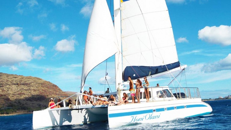 beautiful day with hawaii nautical