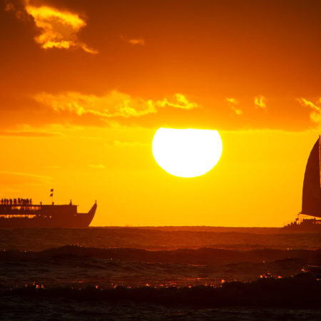 Best Waikiki Sunset View Oahu Hawaii