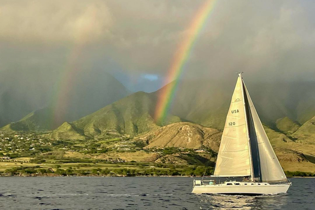 gungho sailing private lahaina sailing charter sailing and rainbow slider