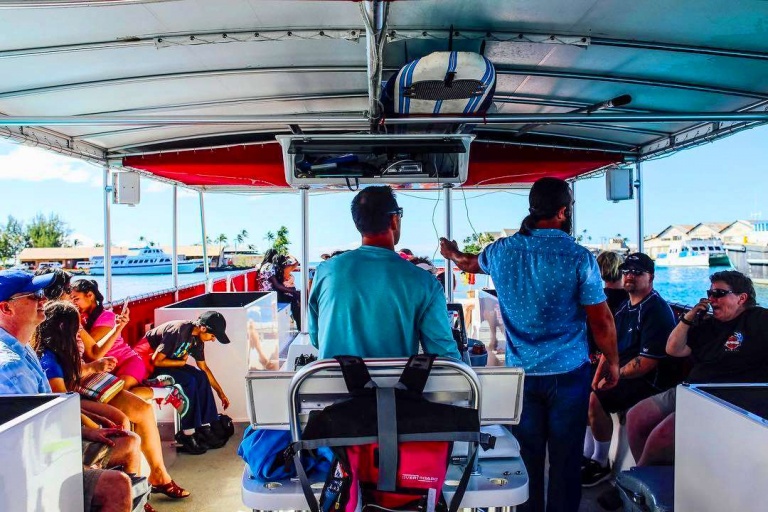 hawaii glass bottom boats enjoy daytime waikiki boat tour on comfortable boat