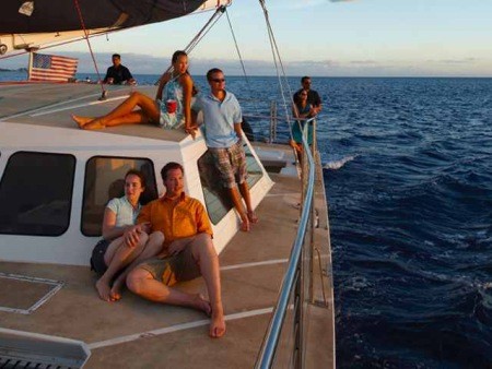 hawaii nautical waikoloa sunset sail enjoy sunset time with friend