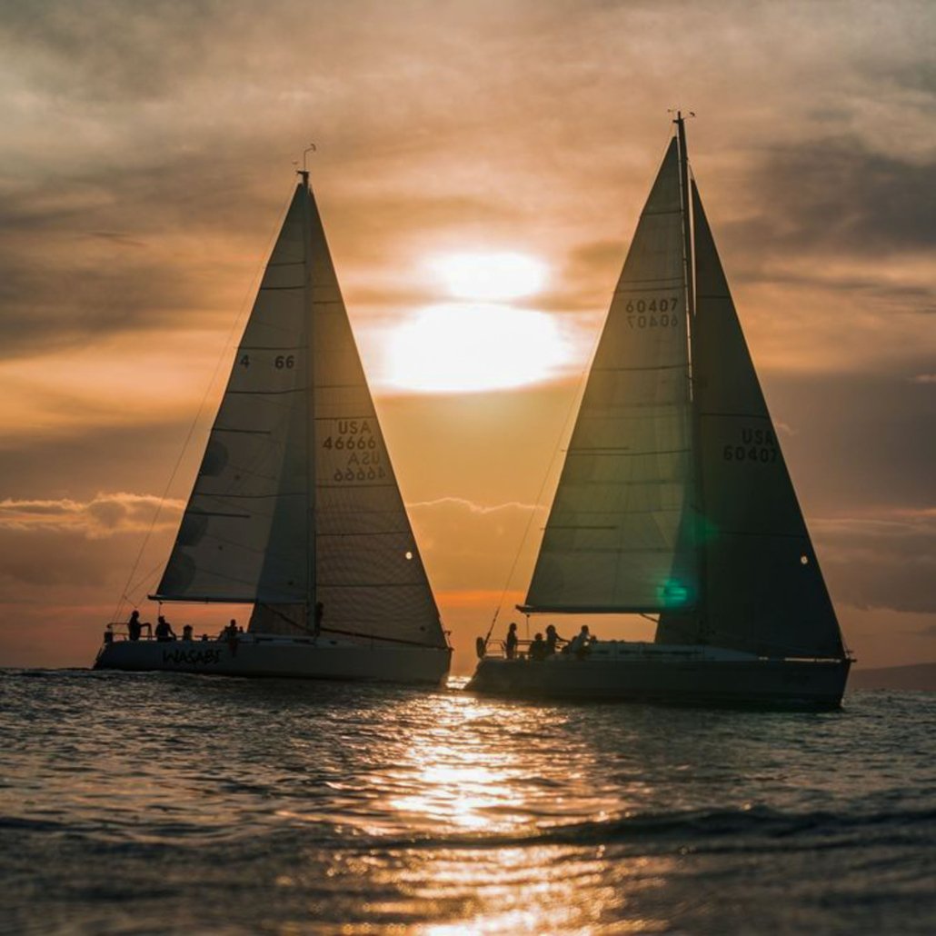 Hawaiiglassbottomboat Sunset Cruise Off Waikiki Boat Sunset
