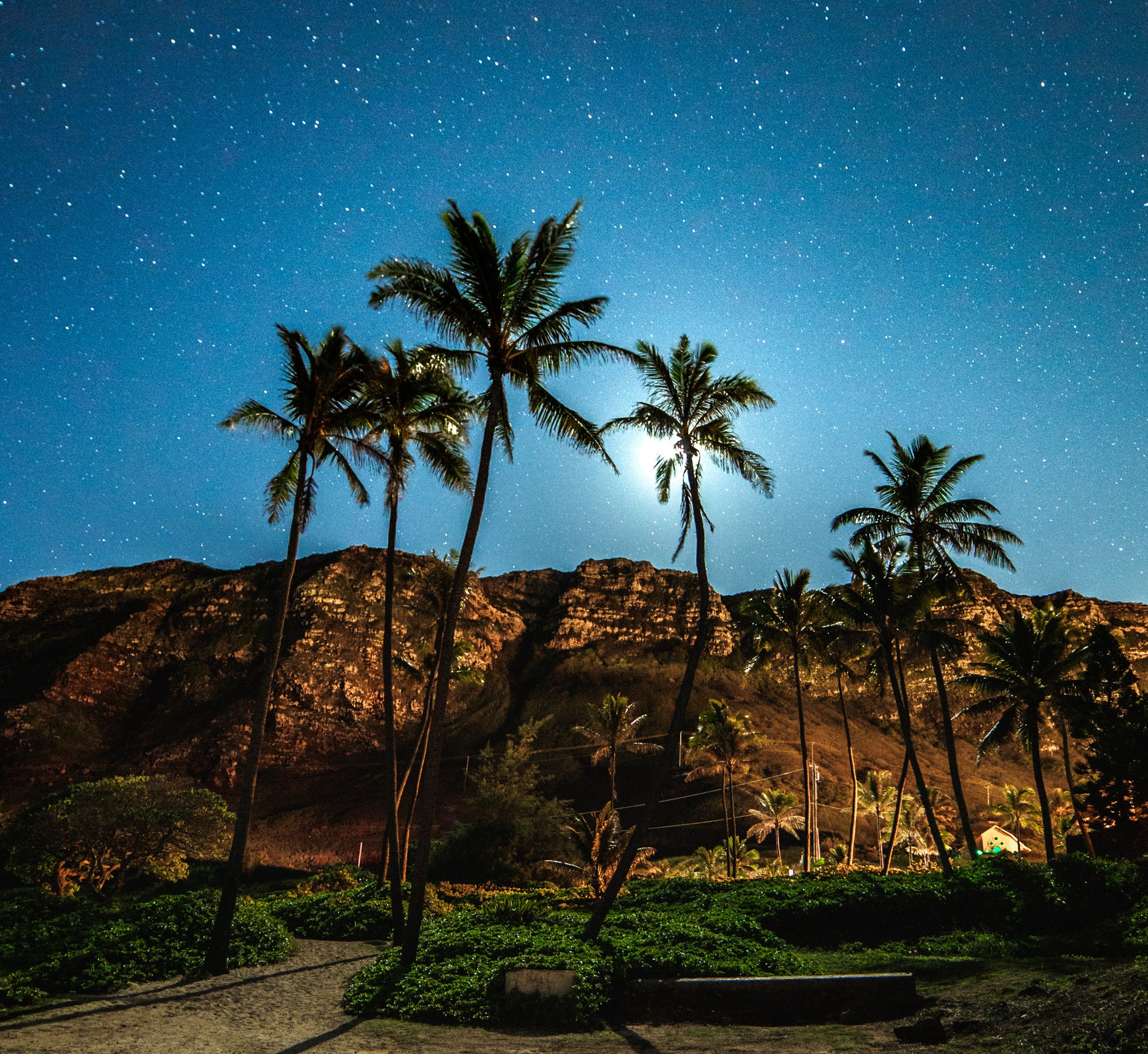 honolulu-night-sky-and-light-painting-oahu-photography-tours-pic honolulu night sky light painting