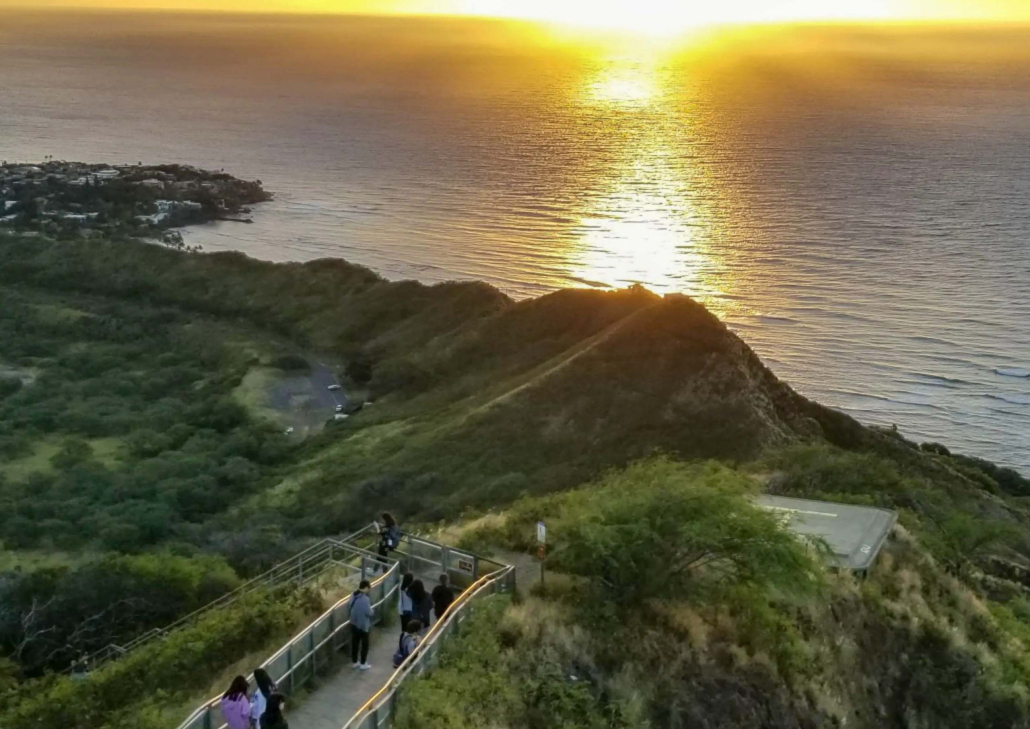 Kaimanatours Diamond Head Self Guided Hike Sunset 