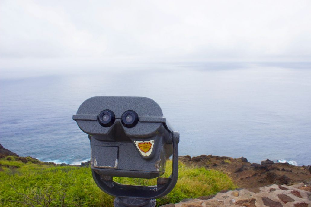 makapuu point lighthouse trail hike halona blowhole binoculars