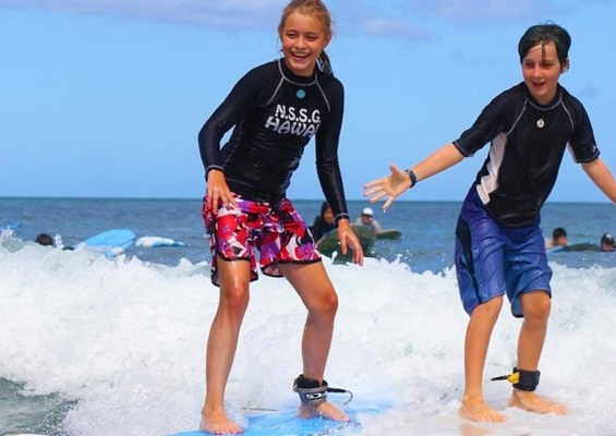 North Shore Surf Girls Haleiwa Private Family Surf Lesson Slider