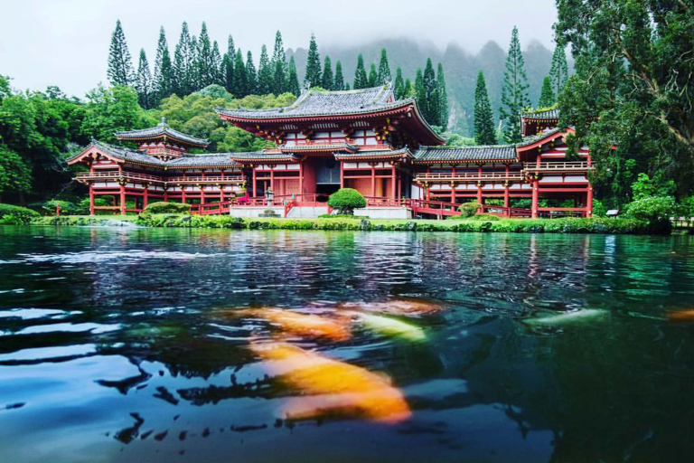 Oahu Photo Tours Sunrise And Circle Island Photo Byodo Temple View