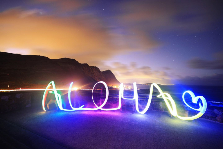 Oahuphotographytours Honolulu Night Sky Experience Light Painting
