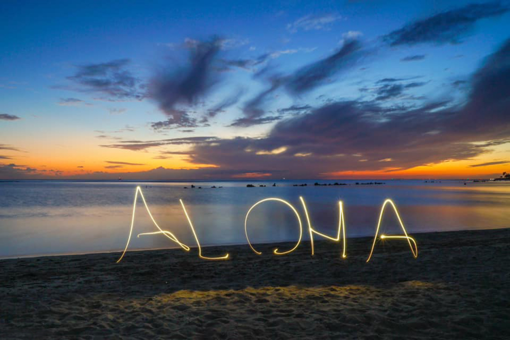 Oahuphotographytours Honolulu Night Sky Experience Light Painting Aloha