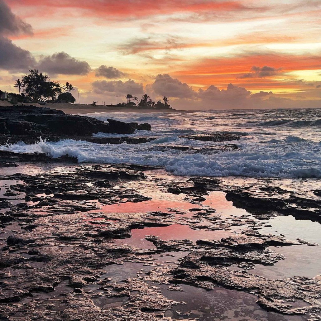 Oahuphotographytours Sunset Tour Of East Oahu Sunset At Beach Slide
