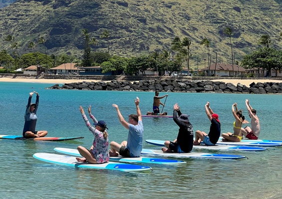 Surfhnl Ala Moana Surf Lessons Slide Teaching