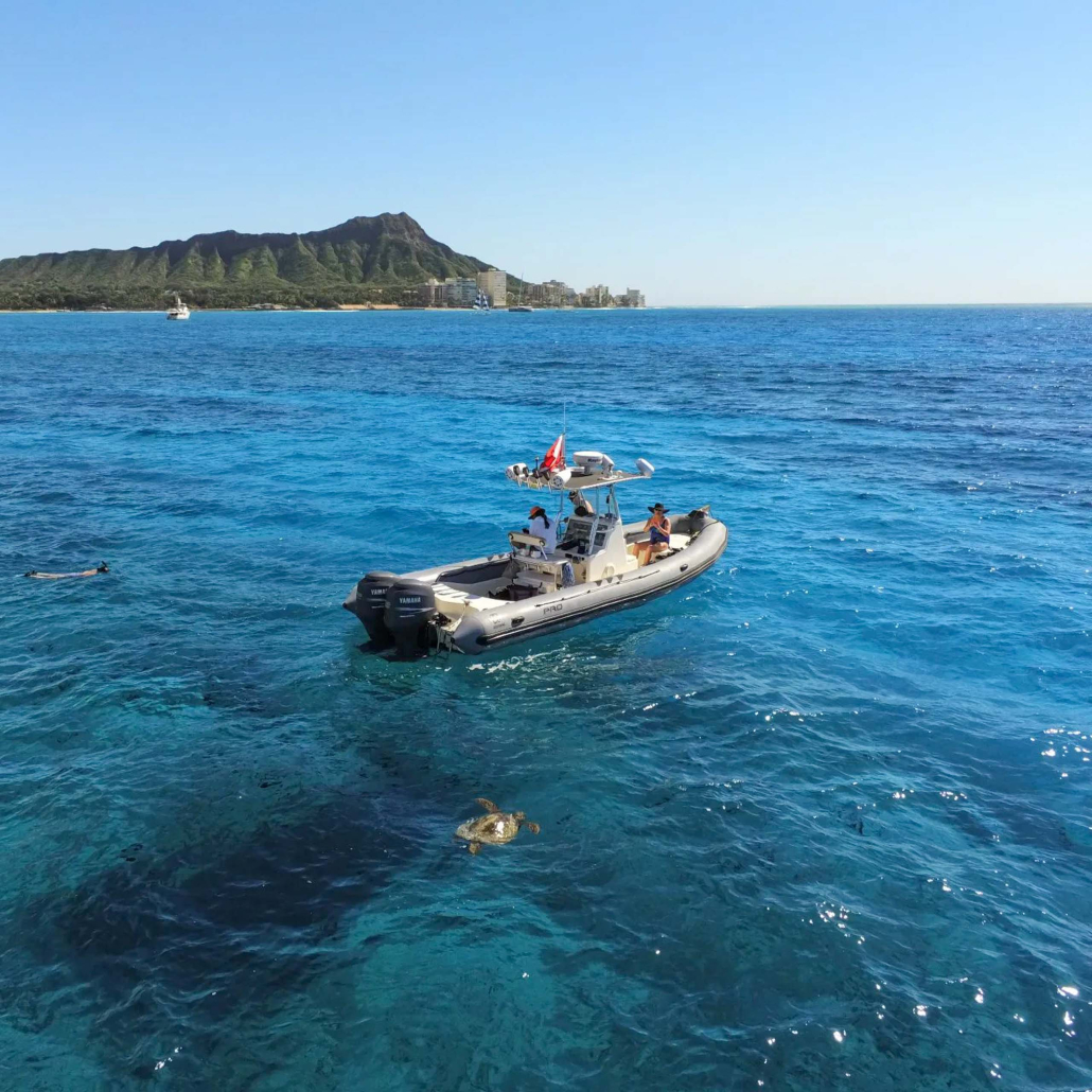 Theadventureboatwaikiki Private Small Boat Snorkel Tour Overview