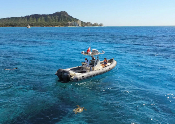 Theadventureboatwaikiki Private Small Boat Snorkel Tour Slide Overview