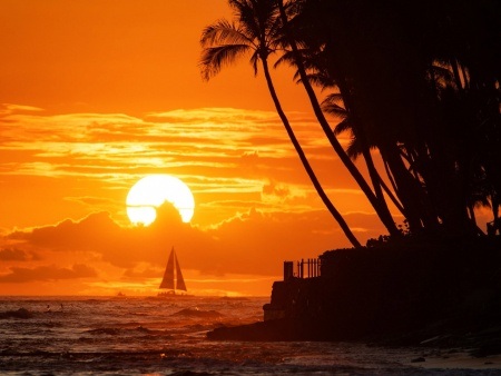 waikiki sunset and the glass bottom boats oahu sunset tour