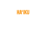 guided bike ride from haiku white icon
