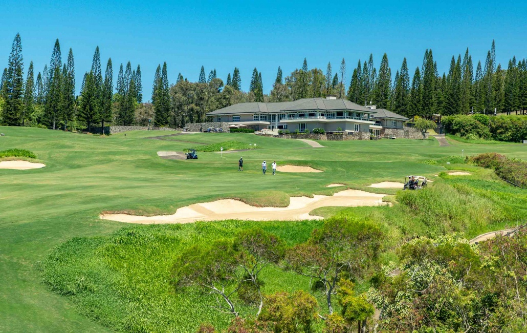 KapaluaPlantationCourseClubhousewiththandthHolesMauiGolf