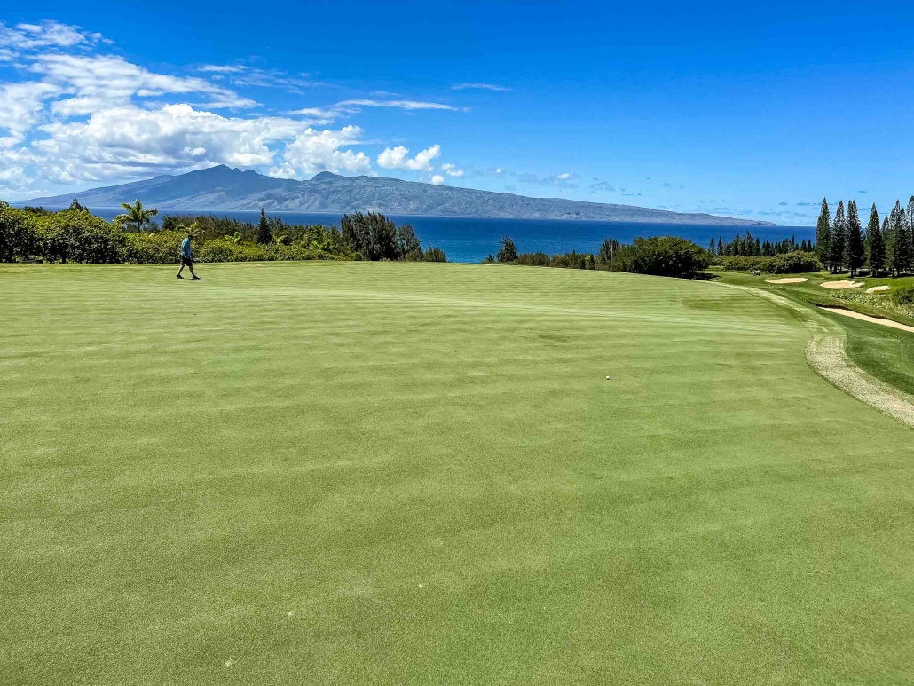 KapaluaPlantationCoursethGreenlongputtMauiGolf