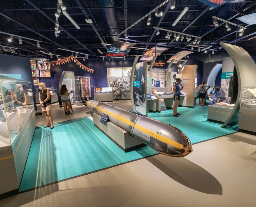 Pacific Fleet Submarine Museum Exhibits Torpedo Pearl Harbor Oahu