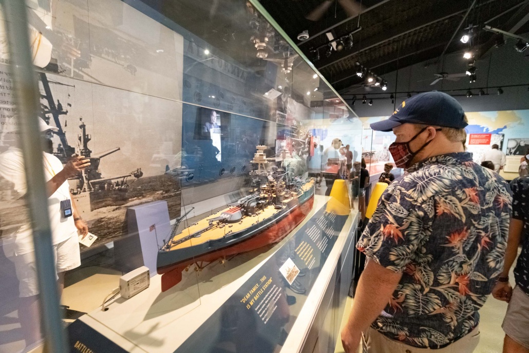 Pearl Harbor Visitor Center Museum Model of USS Arizona Oahu