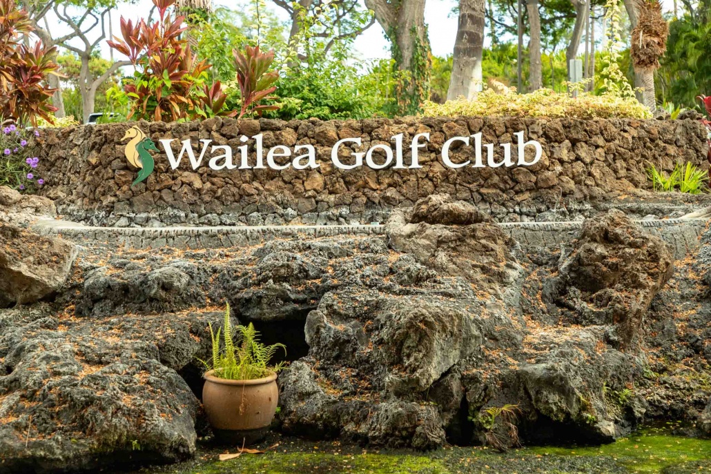 Wailea Golf Club Clubhouse Sign Maui