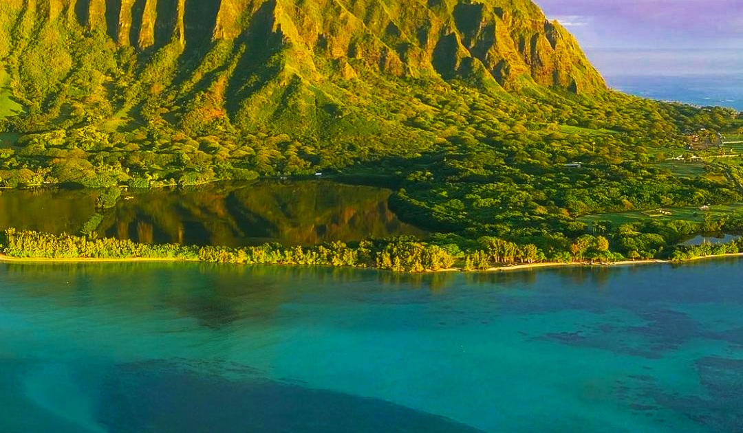 amazing ridges of kualoa on a sunny day oahu