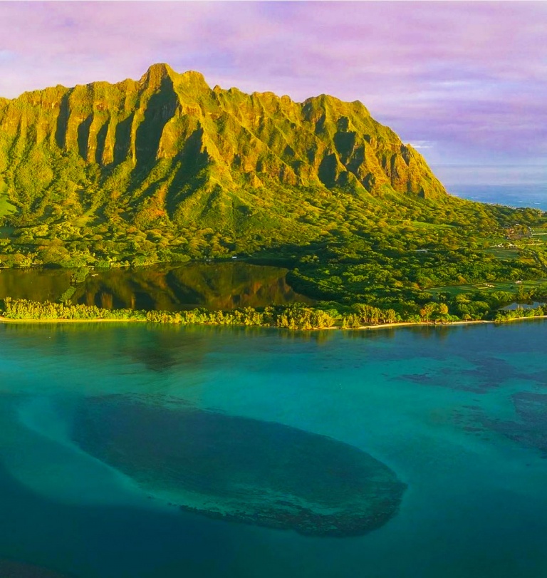 amazing ridges of kualoa on a sunny day oahu