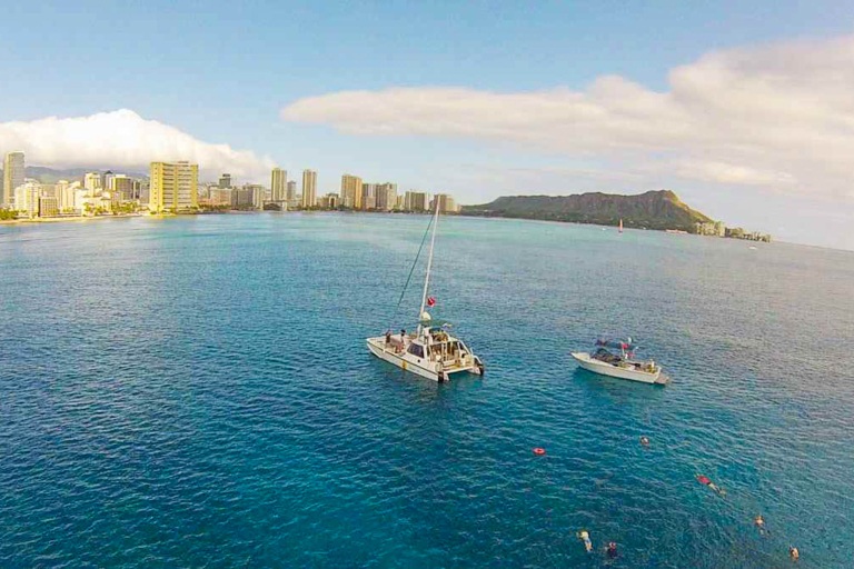 Bikehawaii Diamond Head Sail And Snorkel Beautiful View