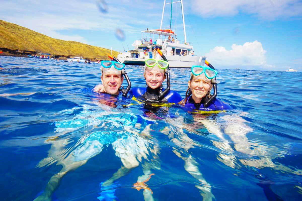 enjoy maui best snorkeling at molokini crater four winds maui