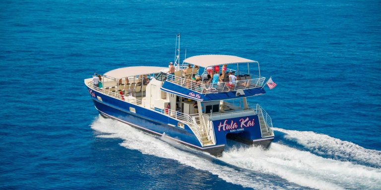 fair wind kona coast snorkel tour beautiful boat