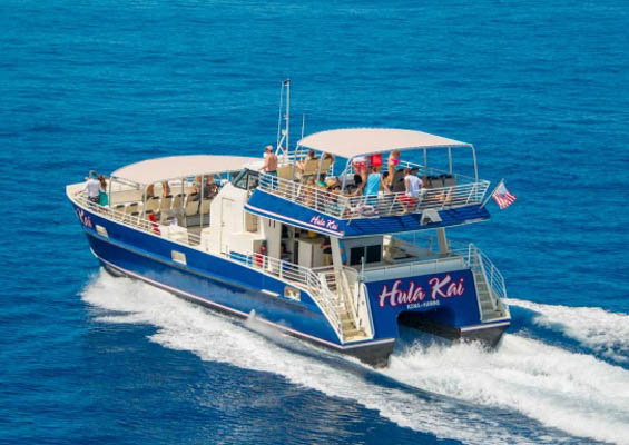 Fairwind Kona Coast Snokel Tour Slider Boat