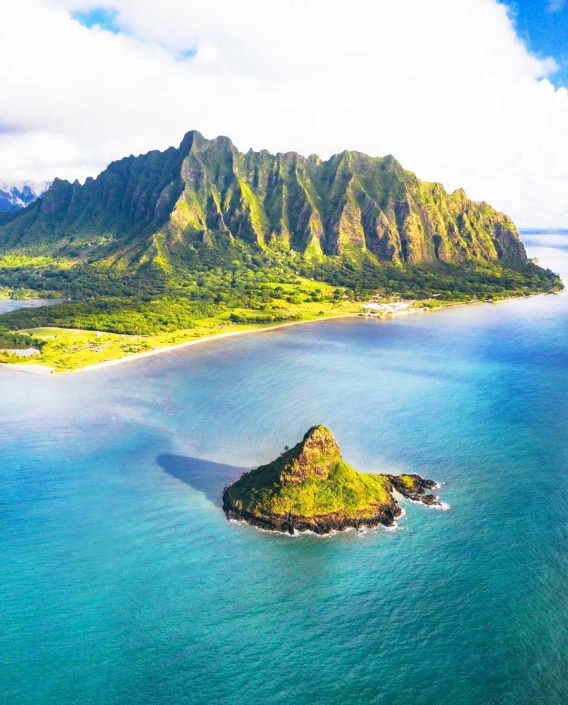great shot of hakipuu valley kualoa ranch oahu