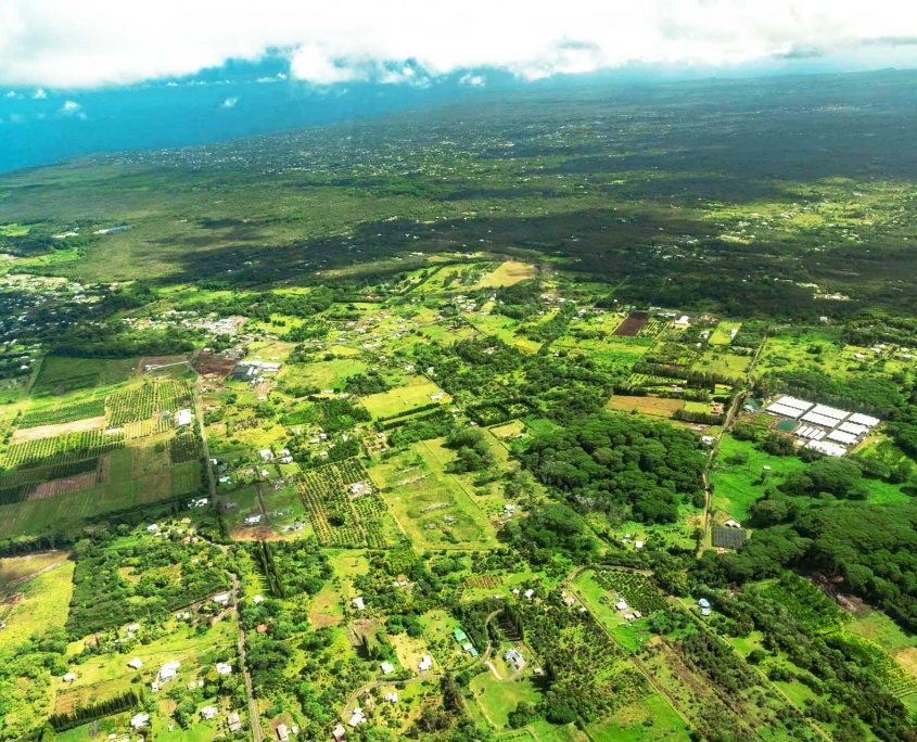 hilo helicopter pahoa town big island hawaii