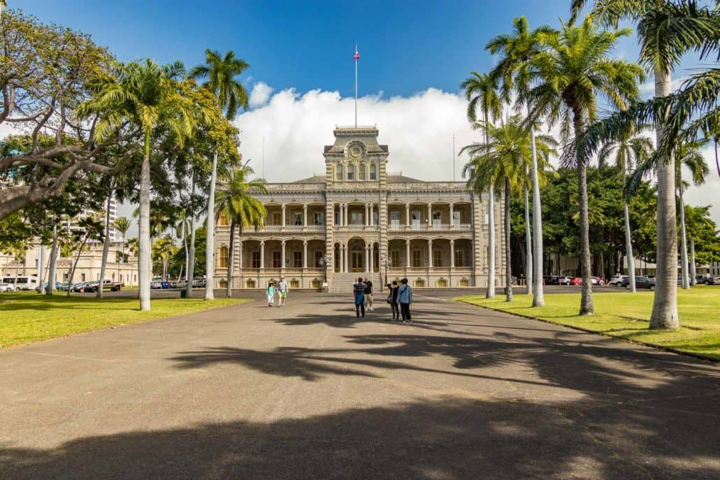 Iolani Palace Honolulu Hawaii Oahu
